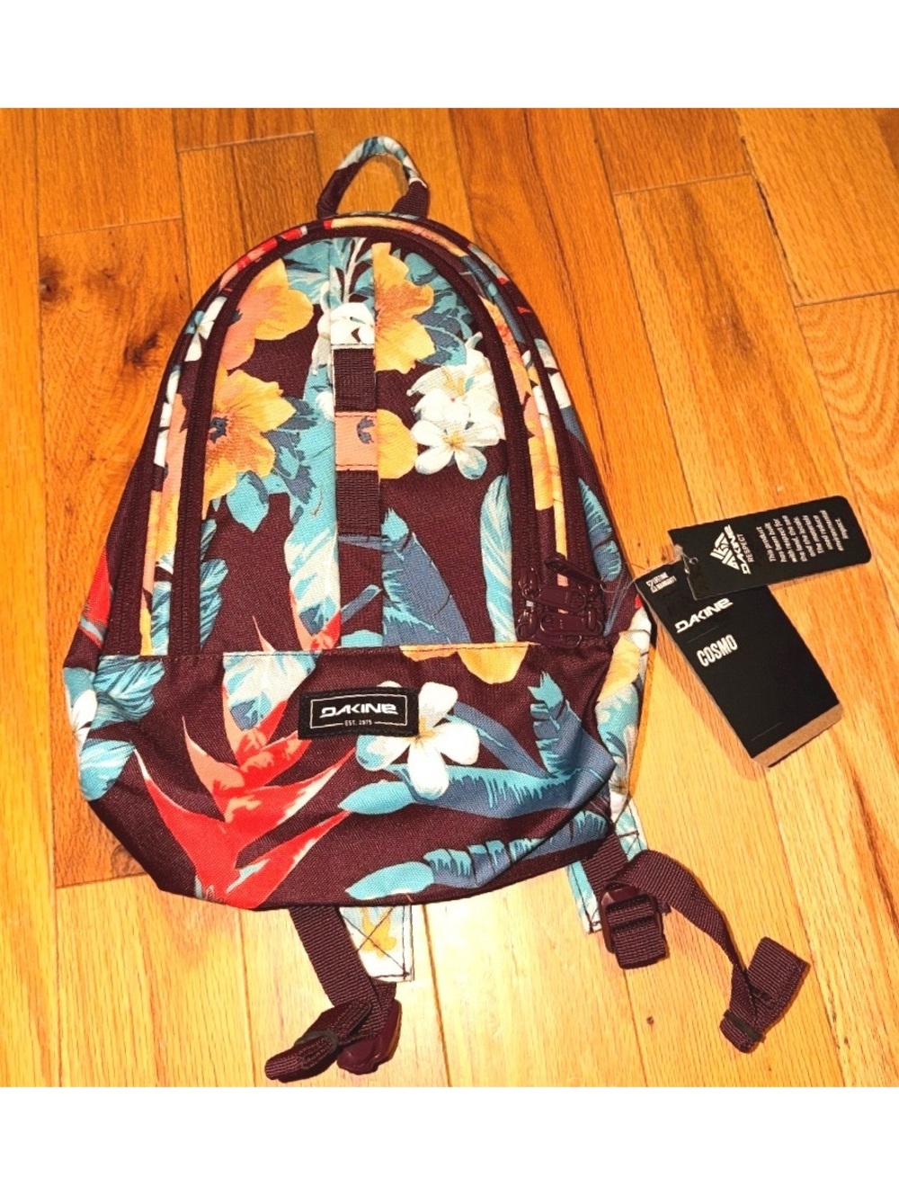 Dakine Cosmo 6.5L floral backpack NWT